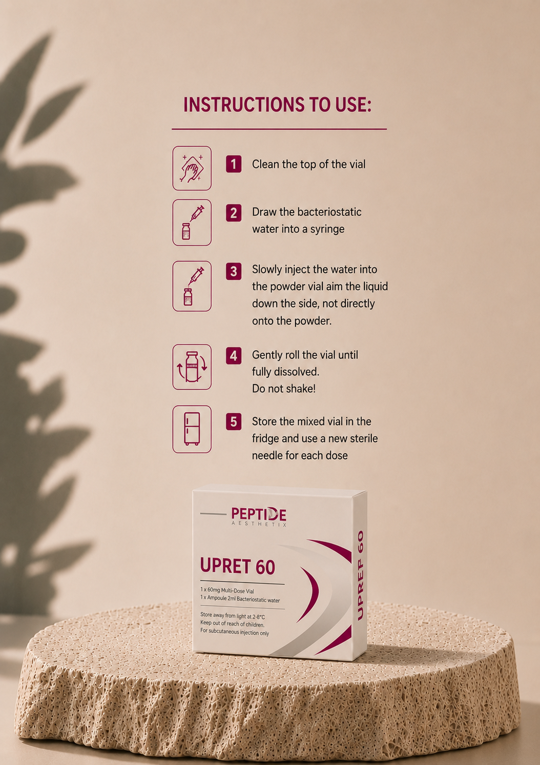 UPA 60mg Retatrutide Self Mix