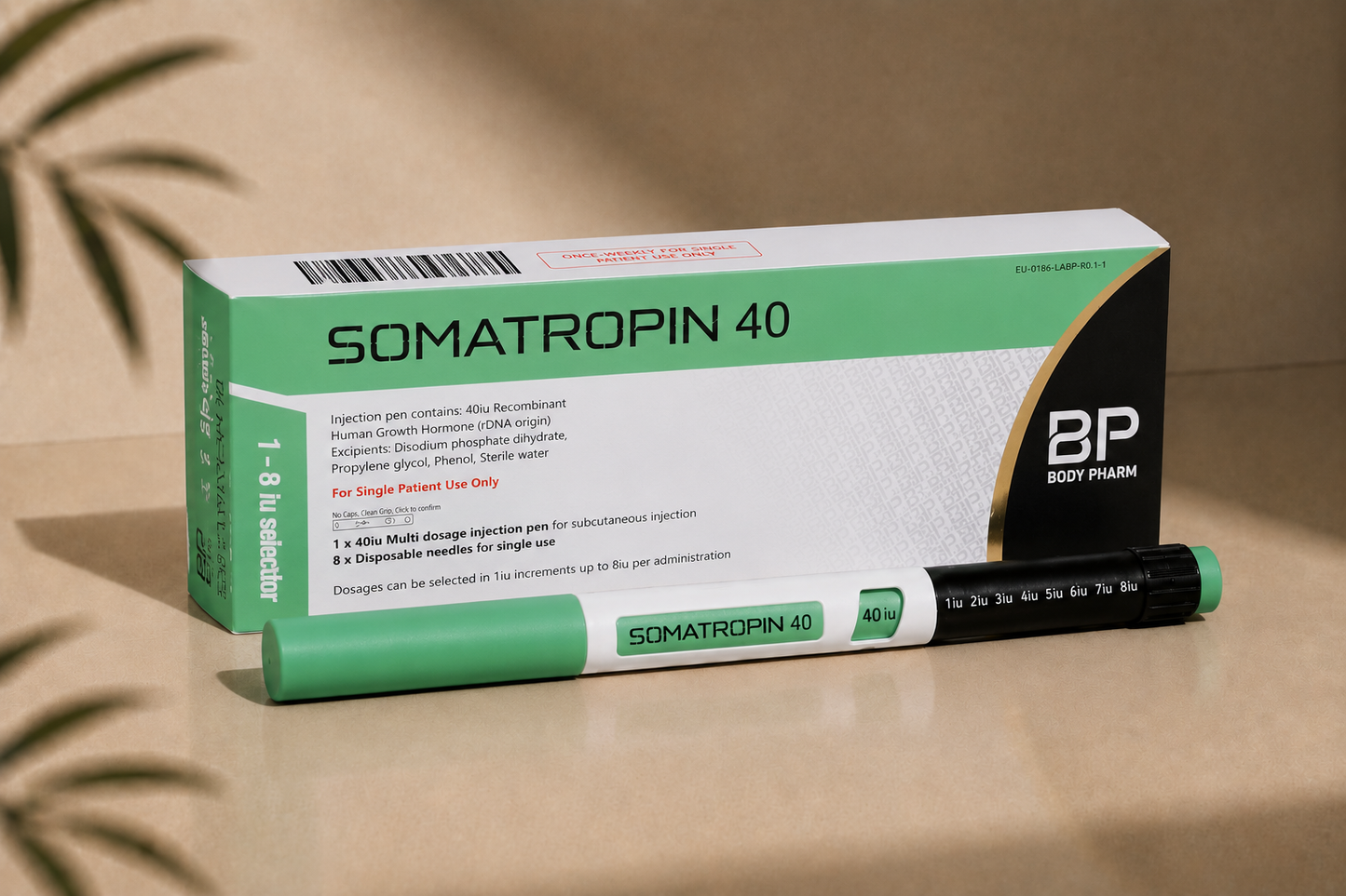 BP Somatropin 40iu HGH Pen