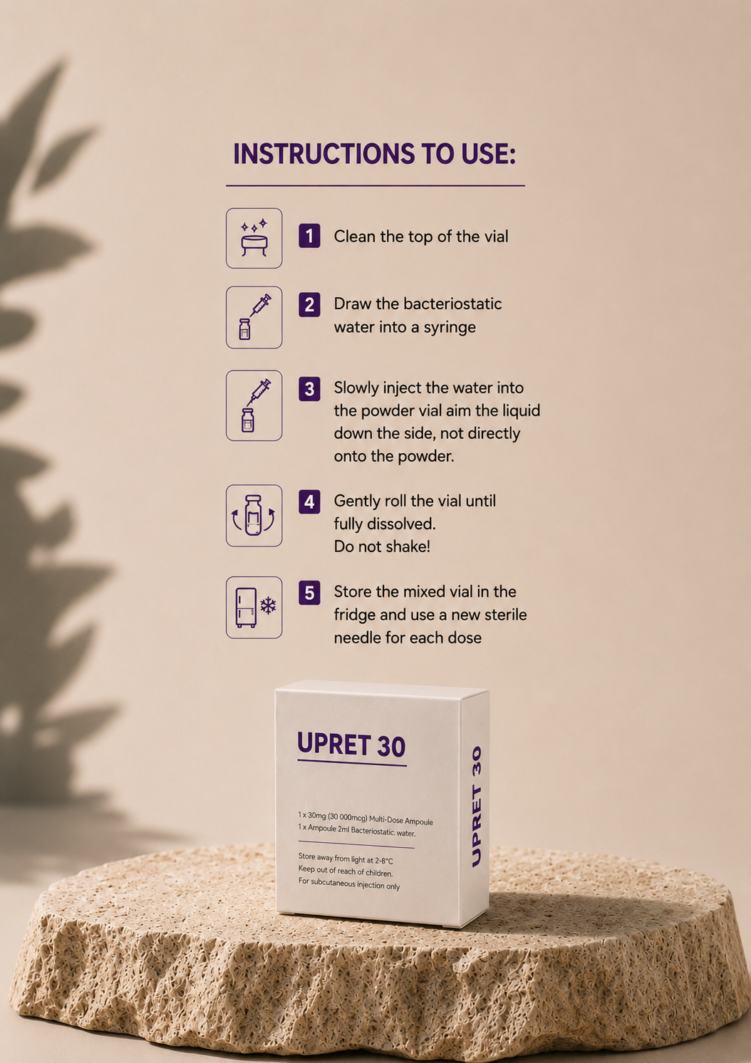 UPA 30mg Retatrutide Self Mix